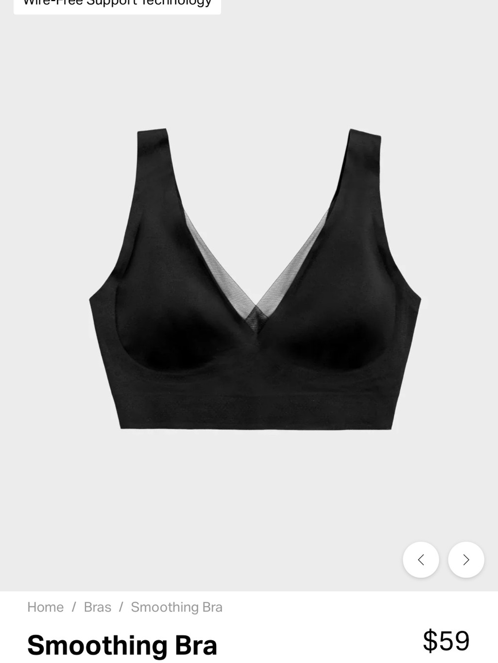 EBY Smoothing Bra (black)